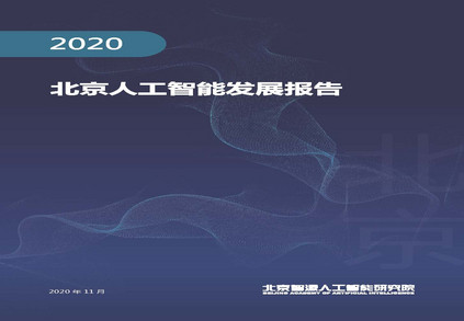 智源发布《2020北京人工智能发展报告,附43页pdf