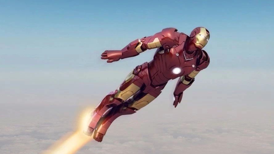 机器版钢铁侠迪士尼开发特技机器人原型机腾空起飞