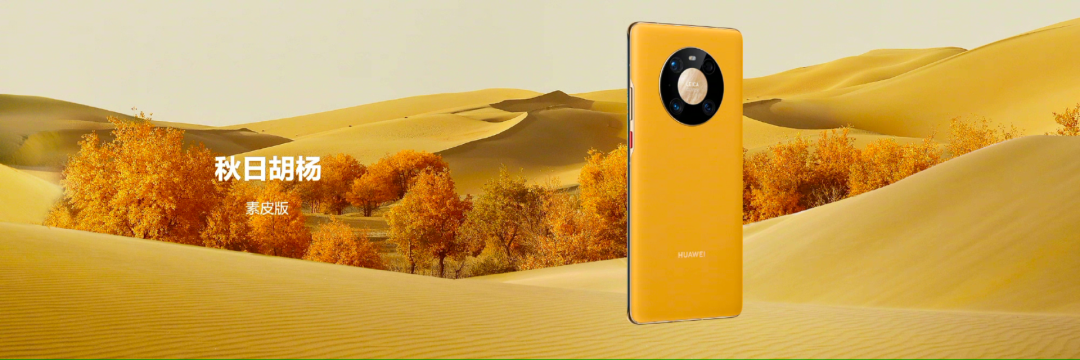最低4999元华为史上最强mate40系列今晚开售余承东倾情解读胡杨林配色