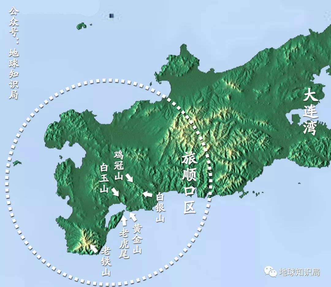 老铁山,东北外围是险峻的松树山,望台,二龙山和鸡冠山,群山环守旅顺港