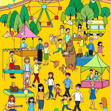 童心玩乐大市集长城脚下首次大规模市集来了