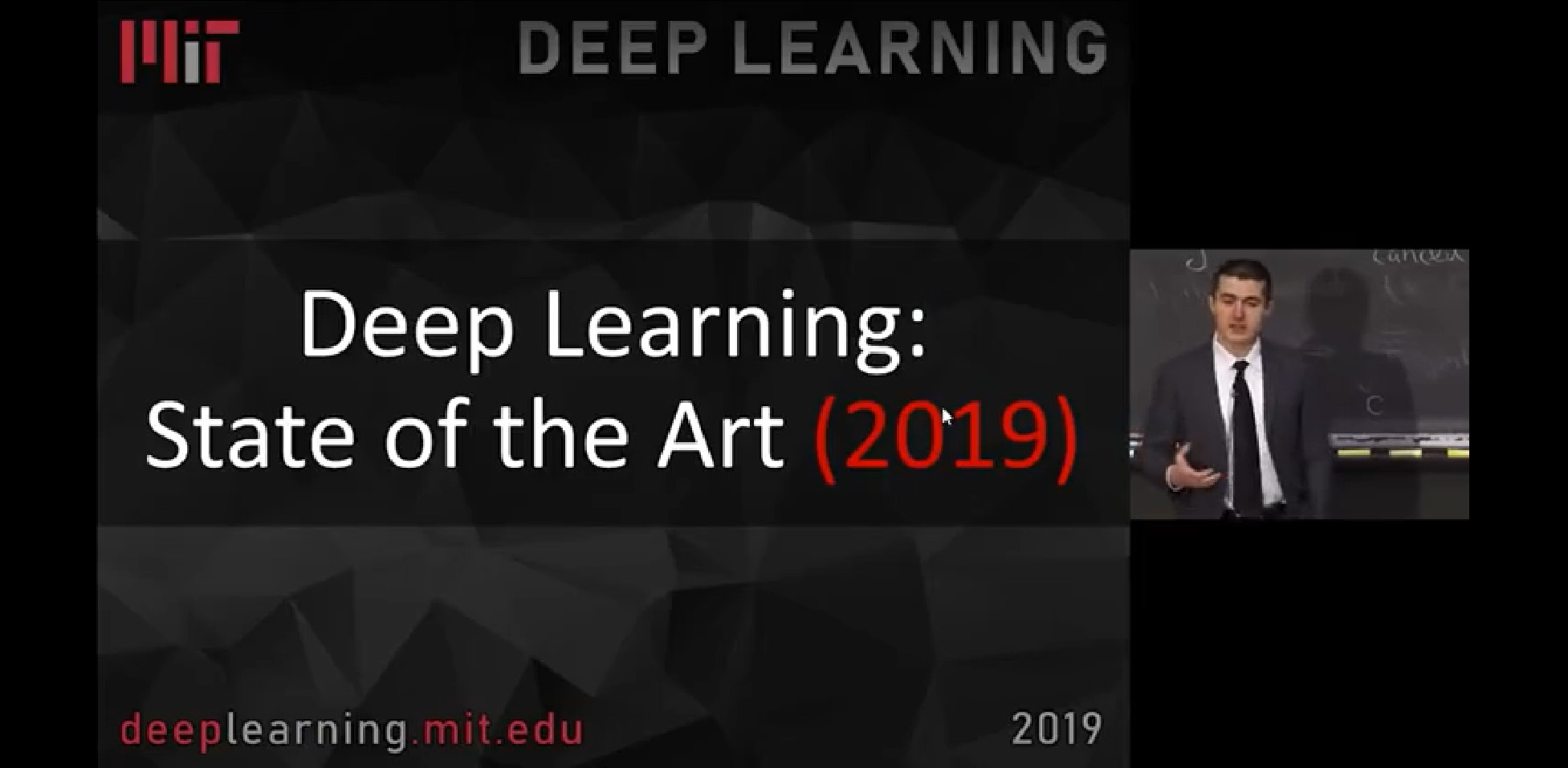 MIT深度学习基础-2019视频课程分享