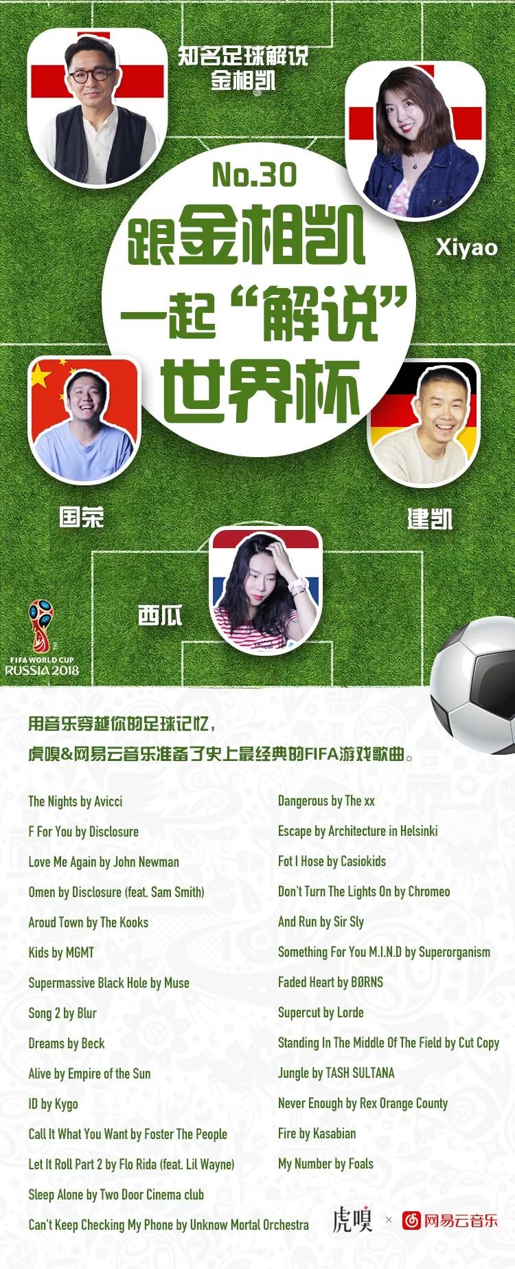 跟金相凯一起解说世界杯虎扯电台