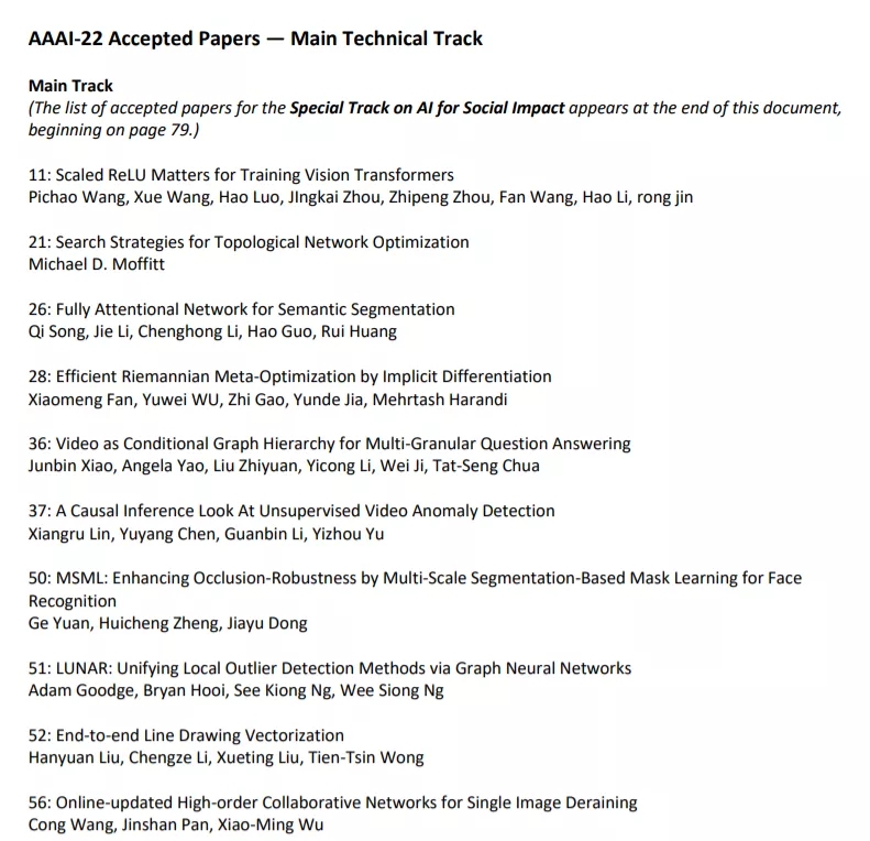 Aaai 2025 Accepted Papers List Image to u